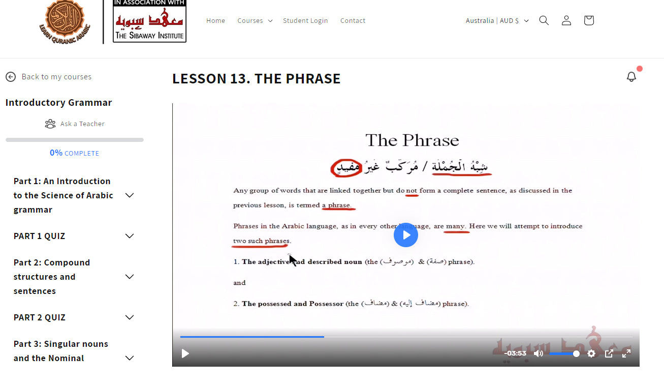 Introductory Grammar
