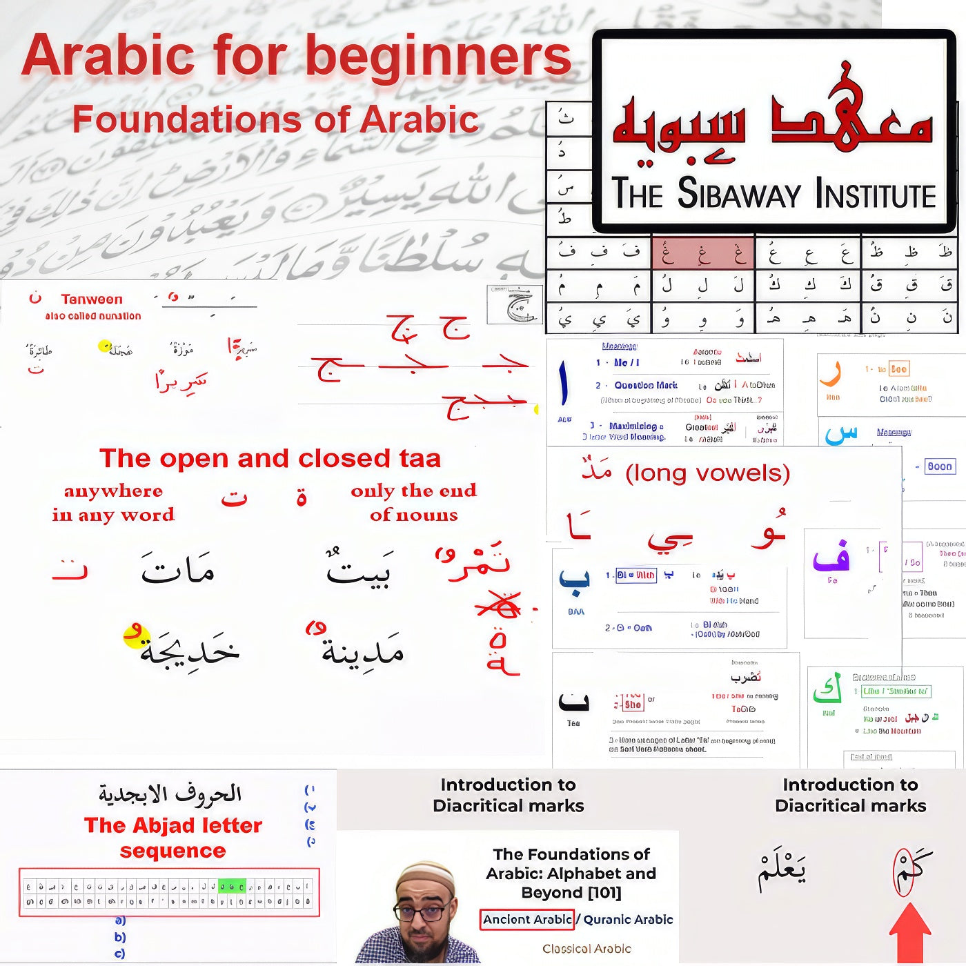 The Foundations of Arabic: Alphabet and Beyond