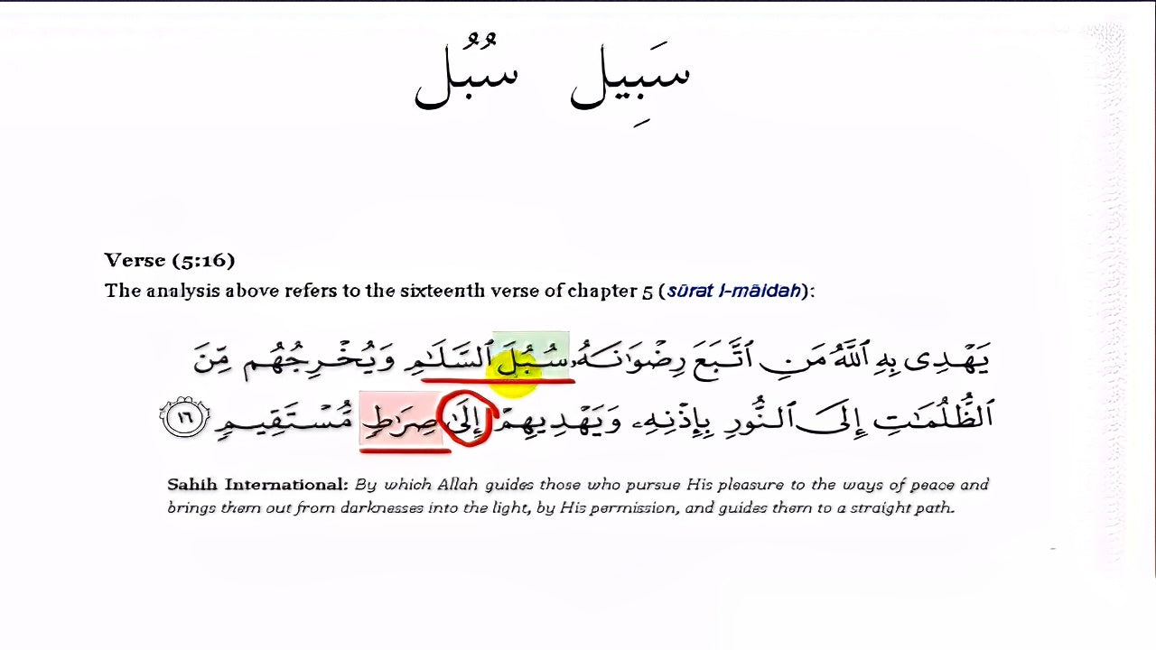 Synonyms & perfect word choice in the Quran