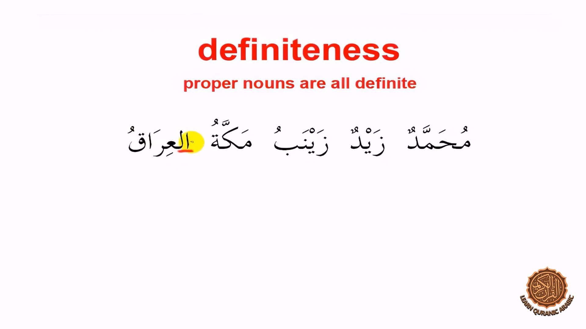 Text with Arabic script and English text on a white background