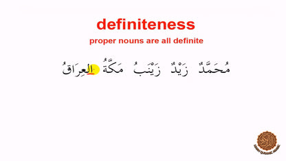 Text with Arabic script and English text on a white background