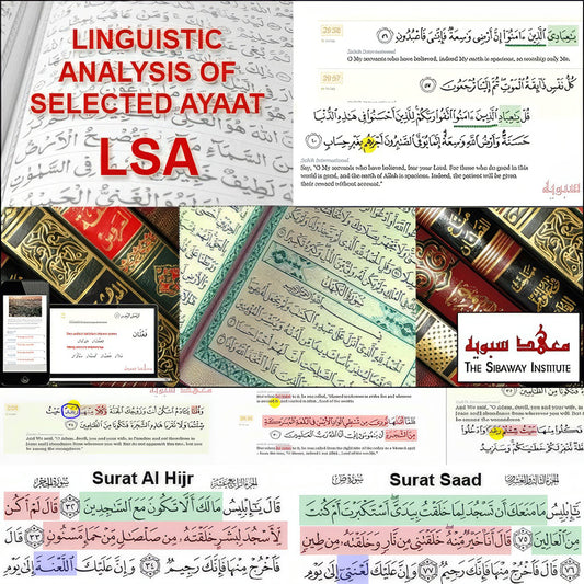 Linguistic Analysis of Selected Ayaat